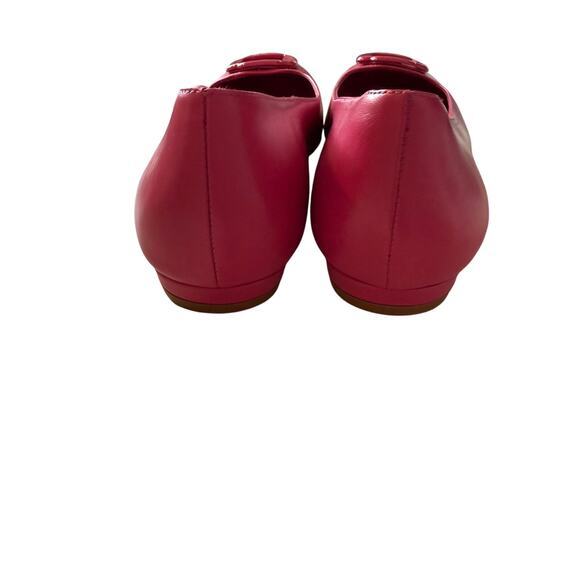 Larroude Maria Flats Size 10 Pink Leather with Dust Bags - Picture 5 of 9